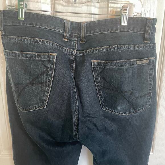 Kenneth Cole Dark Wash Straight Leg Men's Jeans Dark Denim Size 32x30 - Picture 4 of 7